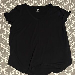 SO Women's Classic Black Short Sleeve Tee